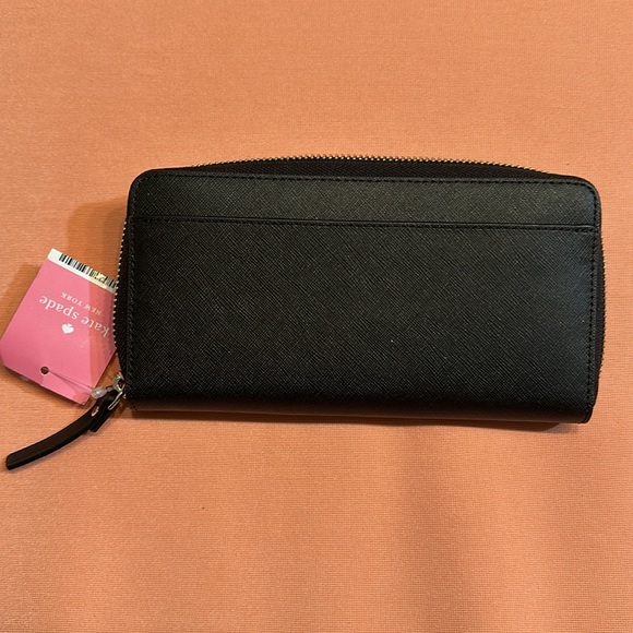 New Kate Spade ♠️ Leather Wallet. Black. - Picture 3 of 5